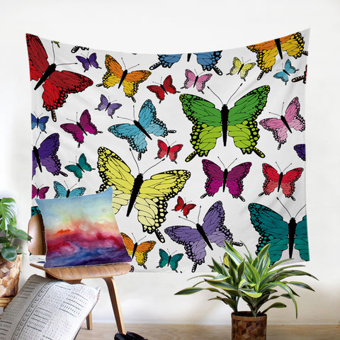 Image of Butterfly Collection SW0023 Tapestry