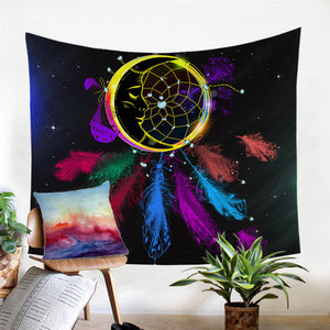 Moon Catcher Starry Tapestry - Beddingify