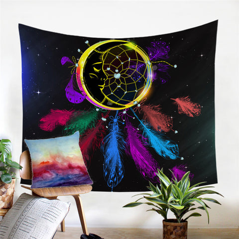Image of Moon Catcher Starry Tapestry - Beddingify
