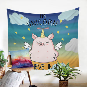 Unicorn Pig SW0009 Tapestry