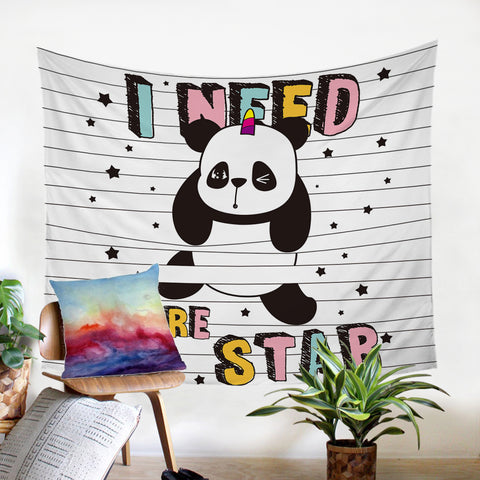 Image of Star Panda SW0050 Tapestry