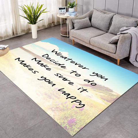 Image of Life Quote SW2056 Rug