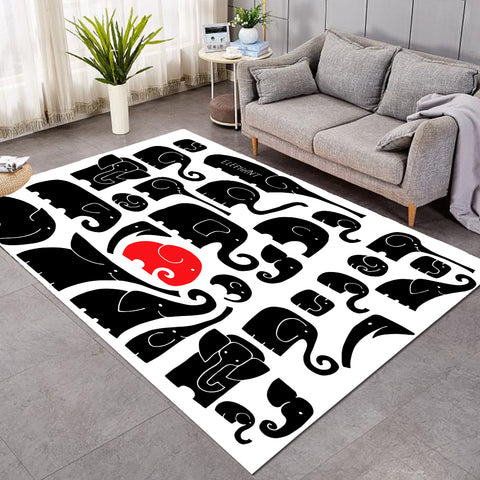 Image of Elephant Puzzle SW2020 Rug