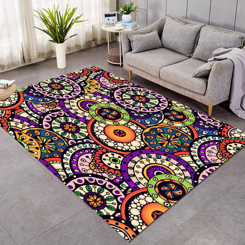 Image of Stylized Rings SW1917 Rug