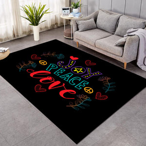 Joy Peace Love SW2180 Rug