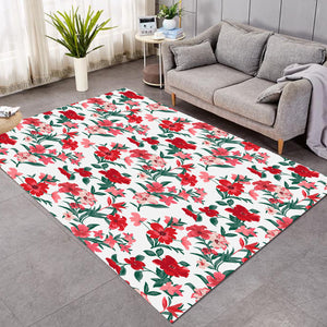 Pretty Red Flowers SW2243 Rug