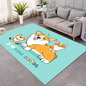 Corgi Fam SW2432 Rug