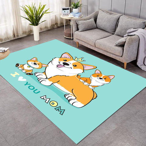 Image of Corgi Fam SW2432 Rug