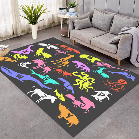 Image of Animal Alphabet SW1825 Rug