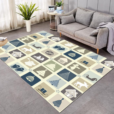 Image of Winter Themed SW2335 Rug