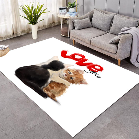 Image of Love You Cat SW2427 Rug