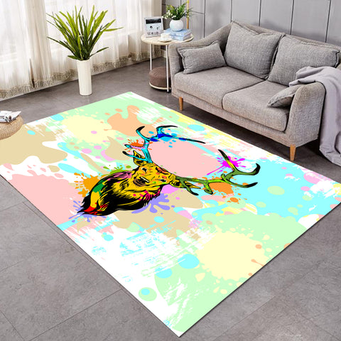 Image of Colorful Antler SW2058 Rug