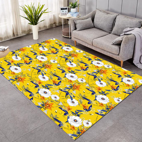 Image of White Spotted Yellow SW2171 Rug