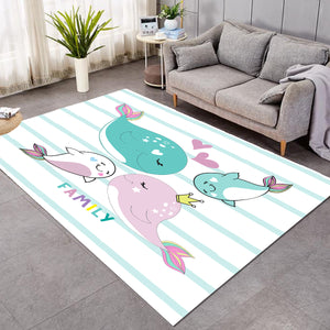 Whale Family SW2428 Rug