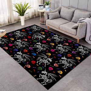 Horned Dragon Boney SW1367 Rug