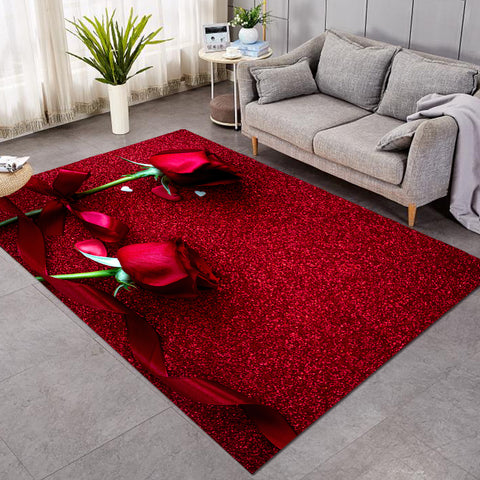 Image of Red Roses SW2404 Rug