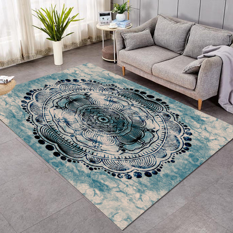 Image of Concentric Flower SW2380 Rug