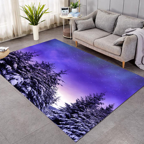 Image of Winter Forest Purplish SW1741 Rug