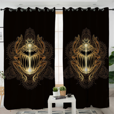 Image of Bohemian Insect 2 Panel Curtains