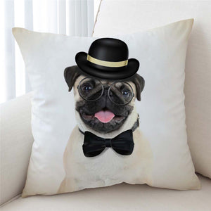 Mr Pug Cushion Cover - Beddingify