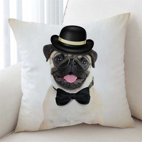 Image of Mr Pug Cushion Cover - Beddingify