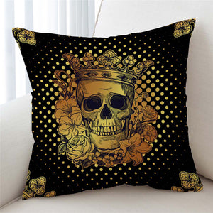 Regal Skull Cushion Cover - Beddingify