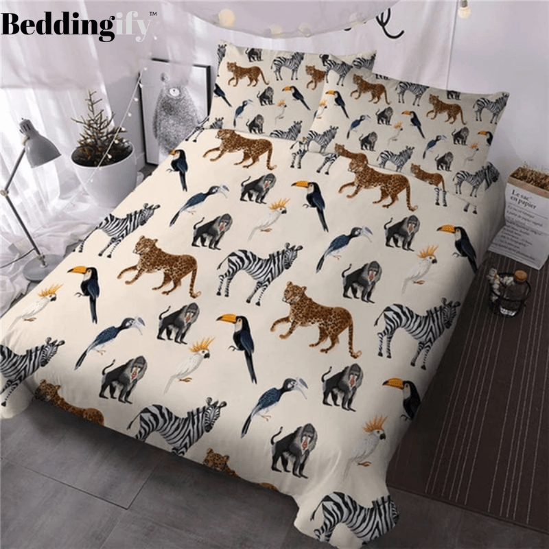 Wild Animals Comforter Set - Beddingify