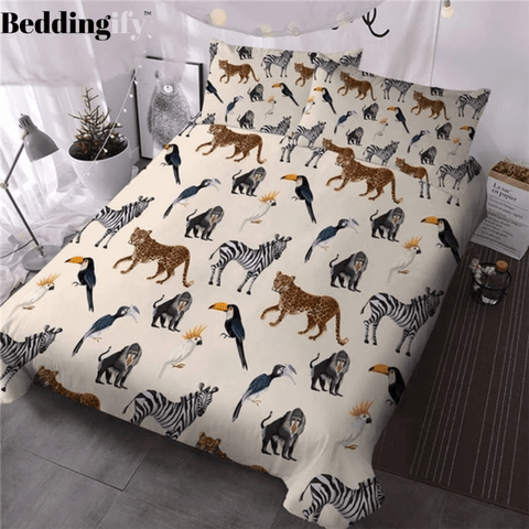 Image of Wild Animals Comforter Set - Beddingify