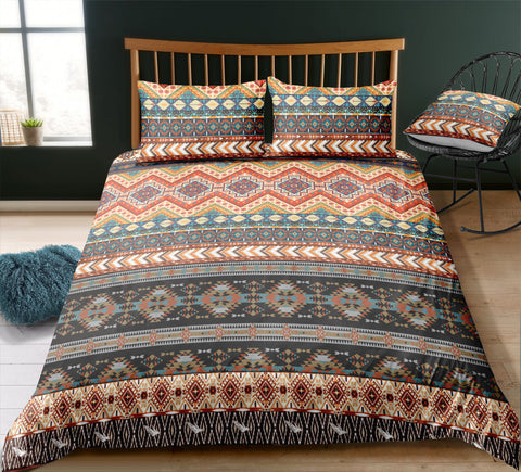 Image of Indian inspired - Blackfeet Aztec Bedding Set - Beddingify