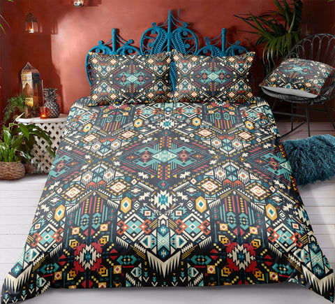 Image of Indian inspired - Iroquois Aztec Bedding Set - Beddingify