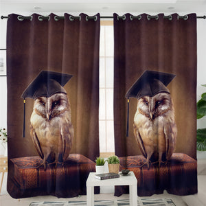 Owl 2 Panel Curtains