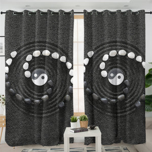 Tai Chi Ripple 2 Panel Curtains