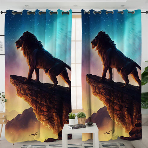 Image of Holly Tiger 2 Panel Curtains