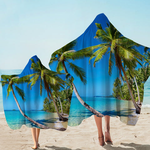 Image of Summer in Saint Thomas Hooded Towel - Beddingify