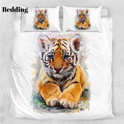 Image of 3D Tiger Baby Bedding Set - Beddingify