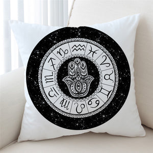 Zodiac Signs Cosmic Cushion Cover - Beddingify