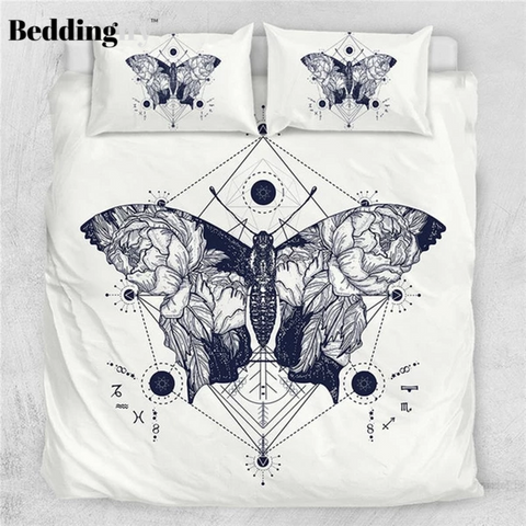 Image of Butterfly Art Bedding Set - Beddingify