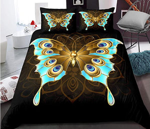 Sparkling Butterfly Bedding Set