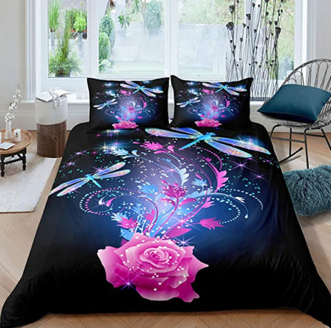 Image of Rose Butterfly Bedding Set