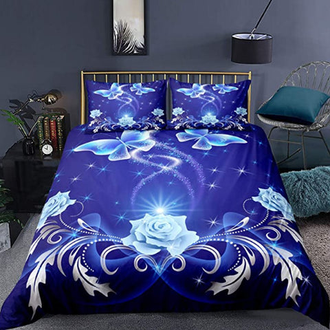 Image of Butterfly Pattern Bedding Set