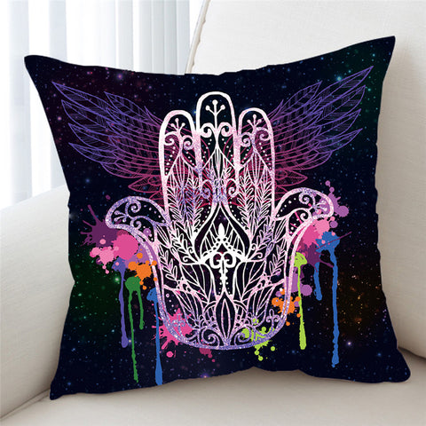 Image of Angellic Hand Cosmic Cushion Cover - Beddingify