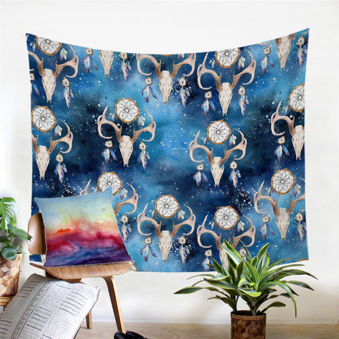 Image of Trophyhead Pattern Cosmic Tapestry - Beddingify