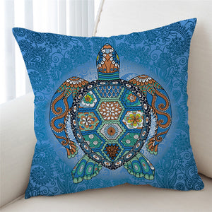 Stylized Turtle Cushion Cover - Beddingify