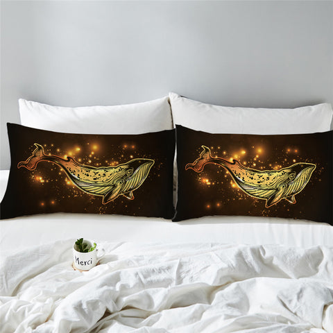 Image of Blue Whale Sparkle Pillowcase