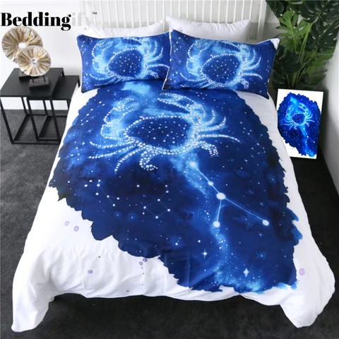 Image of Cancer Zodiac Comforter Set - Beddingify