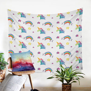 Rainbow Unicorns SW1752 Tapestry