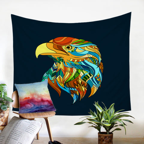 Image of Stylized Eagle SW1827 Tapestry