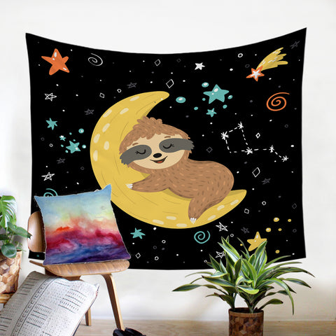 Image of Luna Sloth SW1628 Tapestry