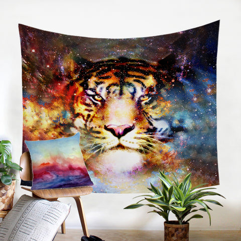 Image of Space Tiger SW2069 Tapestry