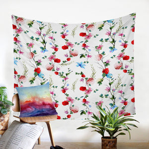 Red Flowers SW2321 Tapestry